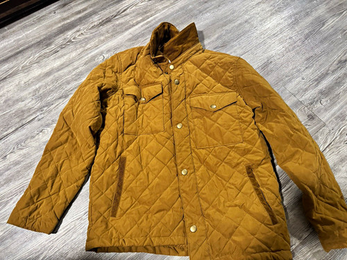 Old navy men brown quilted - men's,