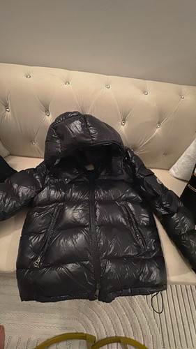 Moncler maya black - black, hooded