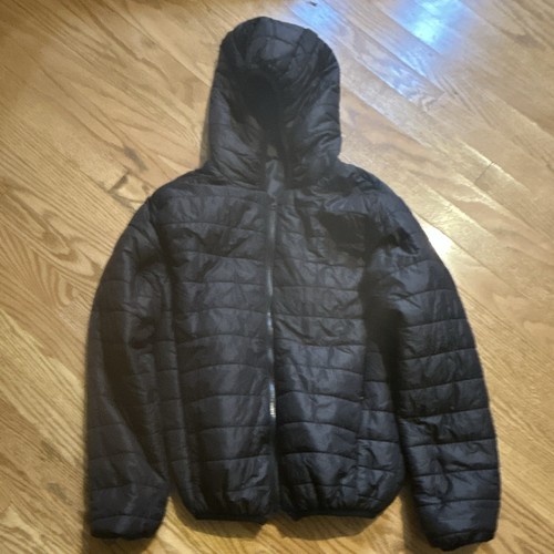 Men black hooded - black,