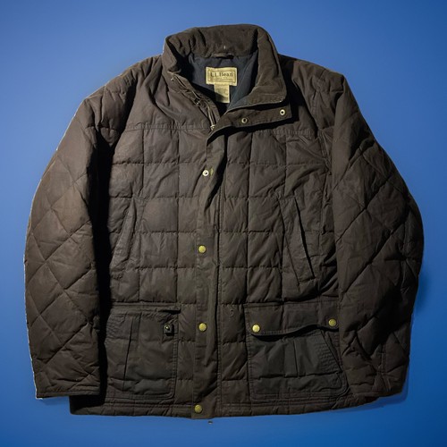 Bean quilted down field - quilted,