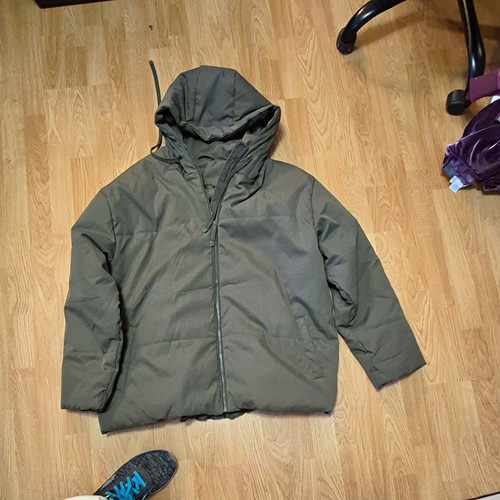 Men green hooded lined - green,