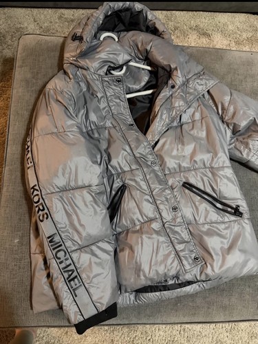 Michael kors hooded gray - michael,