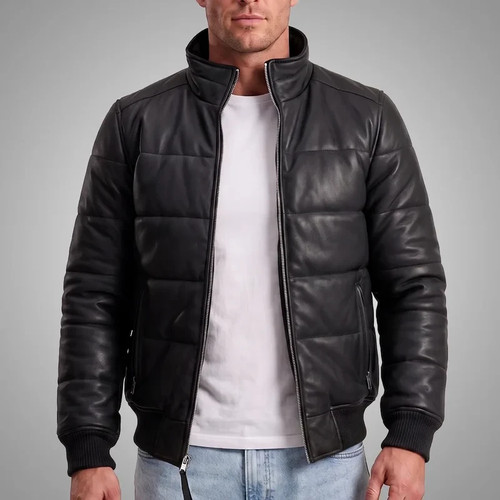 Cuir jackets men - cuir, men's