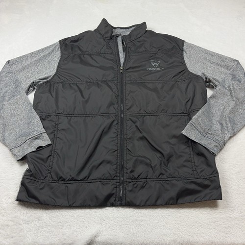 Topgolf jacket mens black - l,