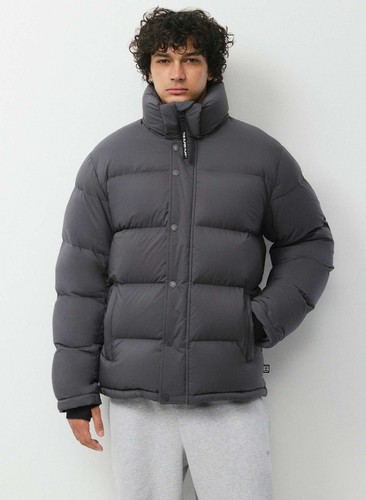 Aritzia super puff gray down - puff,