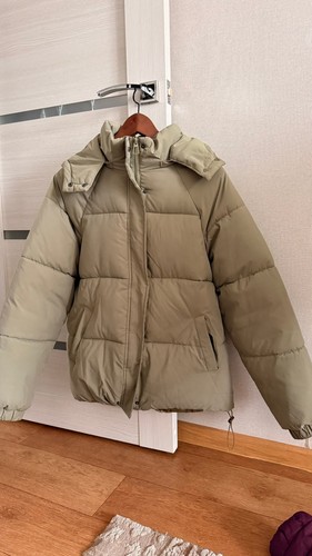 Mens olive green puffer - green, jacket